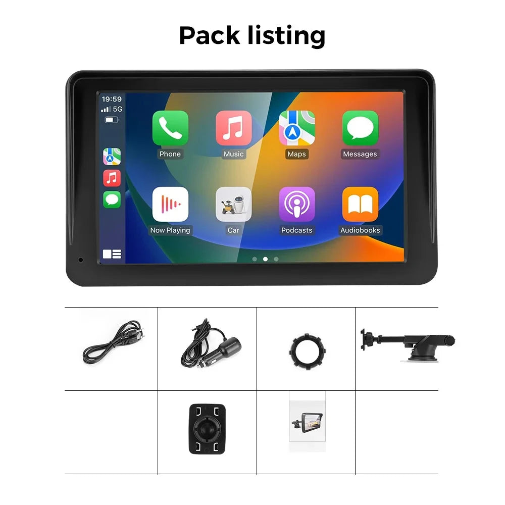 Wireless Apple CarPlay & Android Auto 7inch